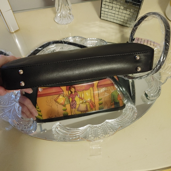 Vintage Signed limited edition slim shoulder bag/clutch by Debbie Brooks - Picture 4 of 5